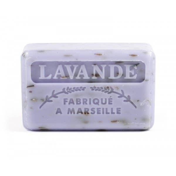 Marseille Lavender Scrub Soap 125g