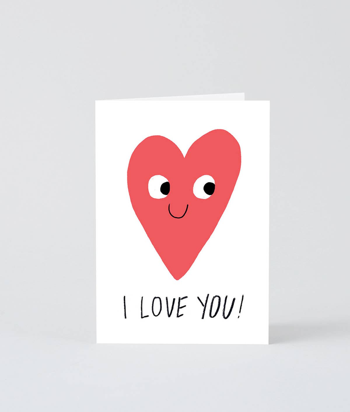 I Love You Heart Greetings Card