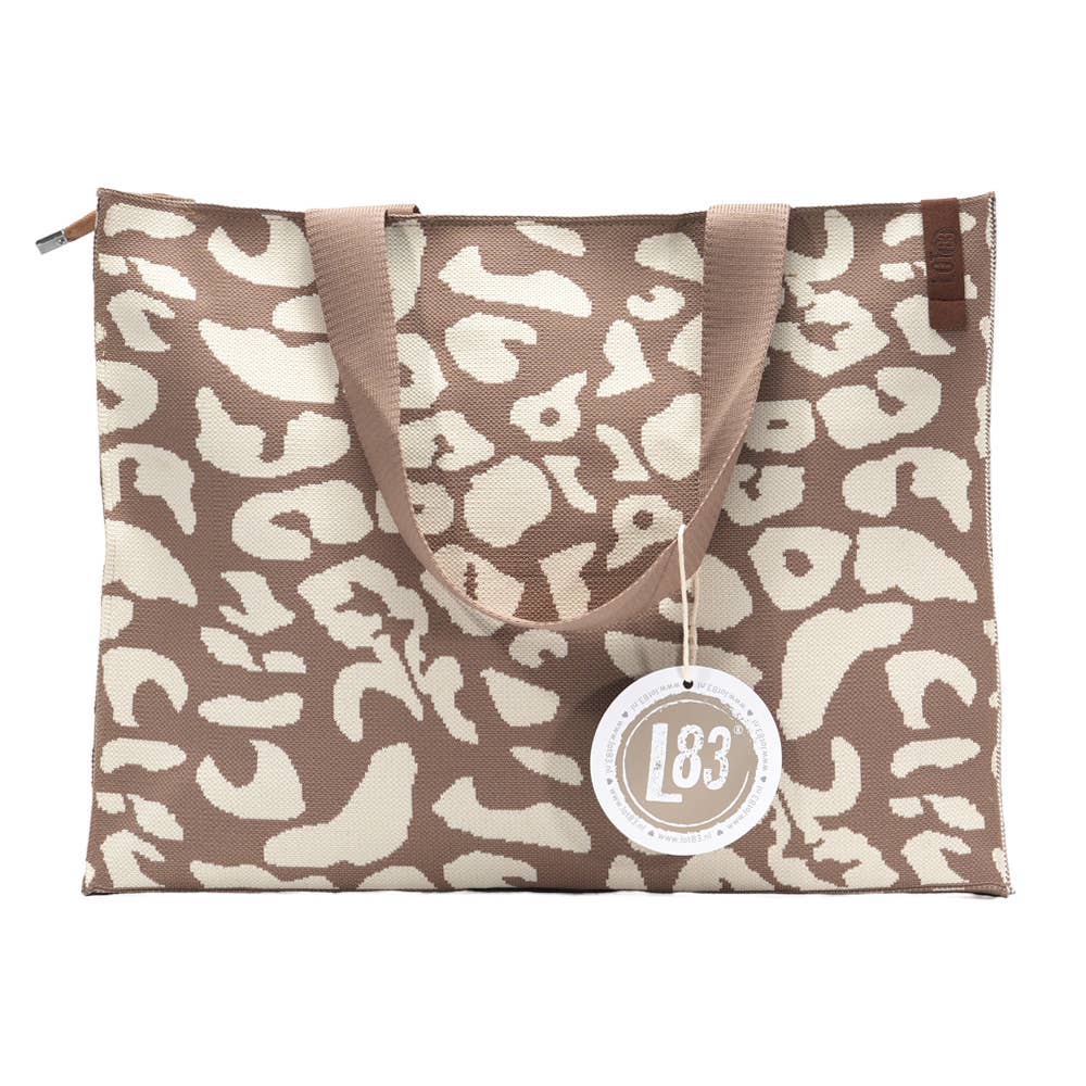 Shopper Cheetah Print - Beige