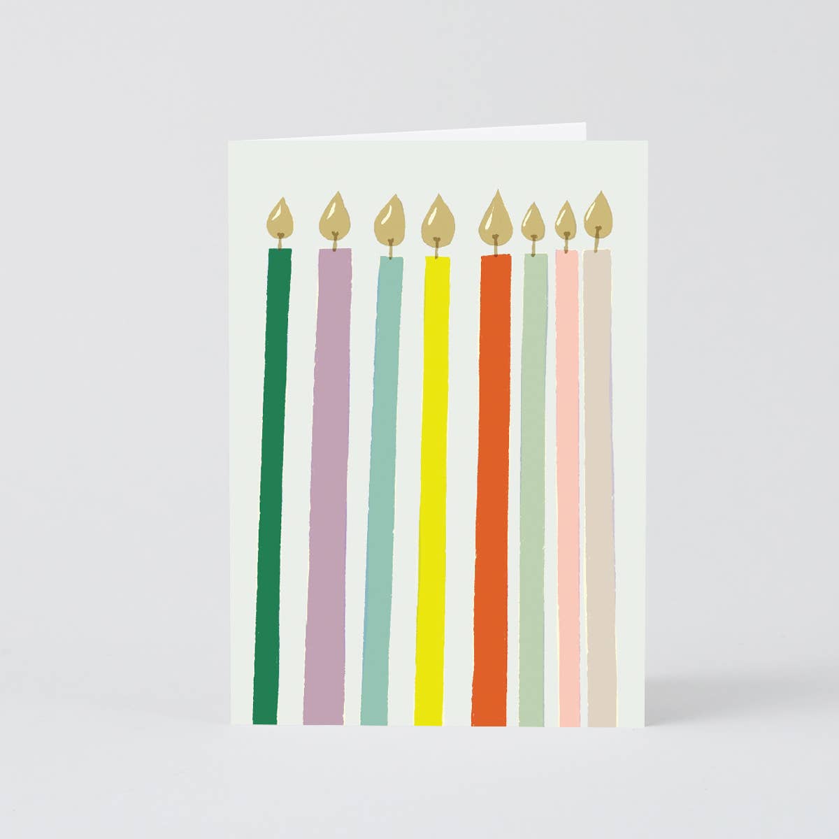 Birthday Candles Greetings Card