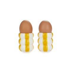 Egg Cup Pair - Ceramic Handpainted