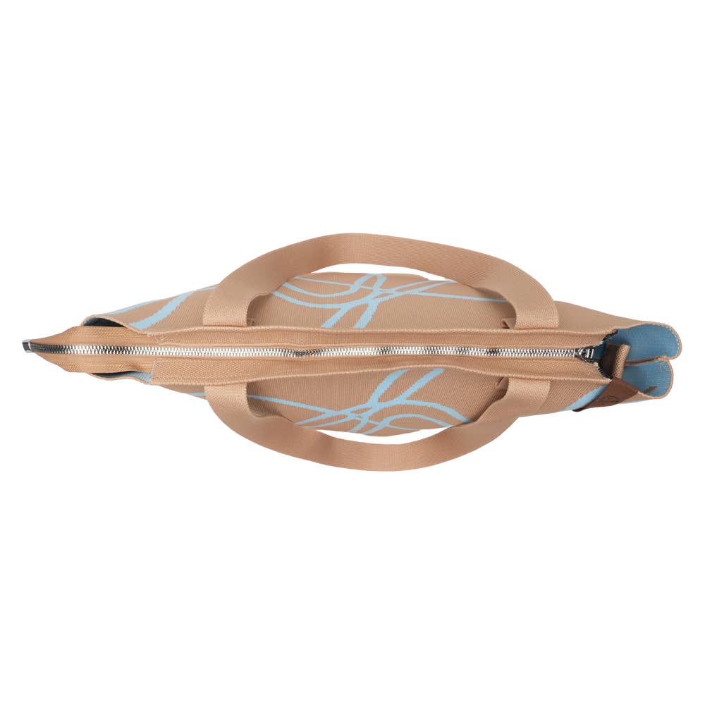 Blue Lines Crossbody Bag