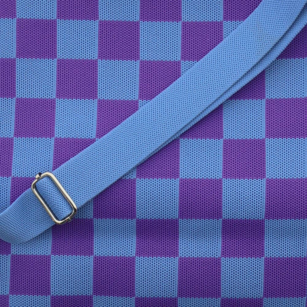 Checkered Mara Crossbody Bag
