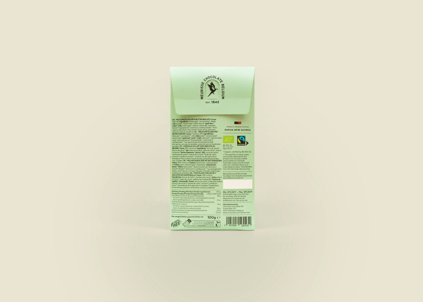 Organic Milk Chocolate with Buttery Biscuit