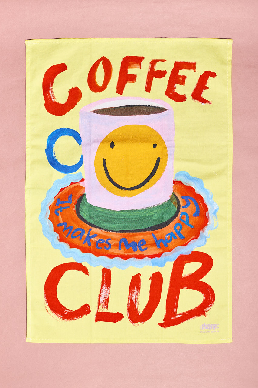 Coffee Club Tea Towel