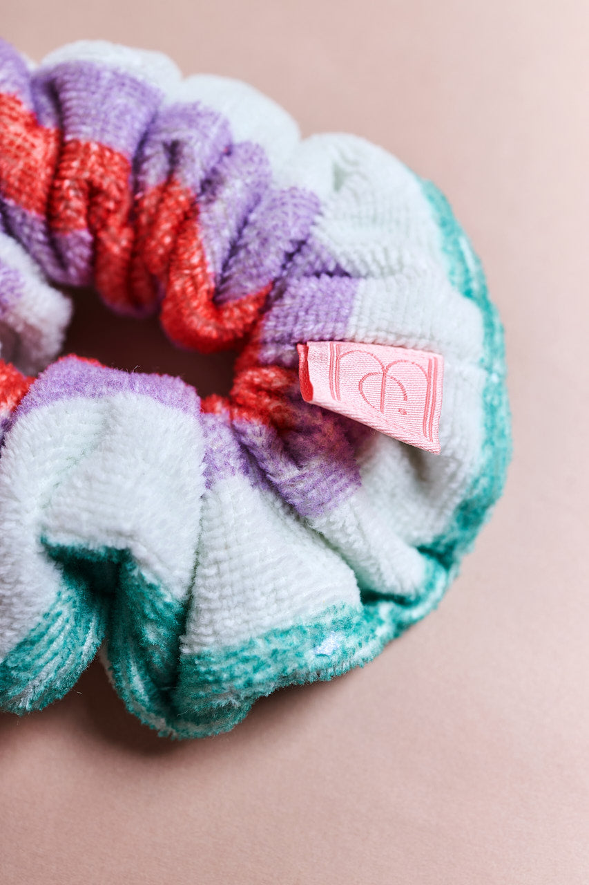 Pastel Stripe Scrunchie
