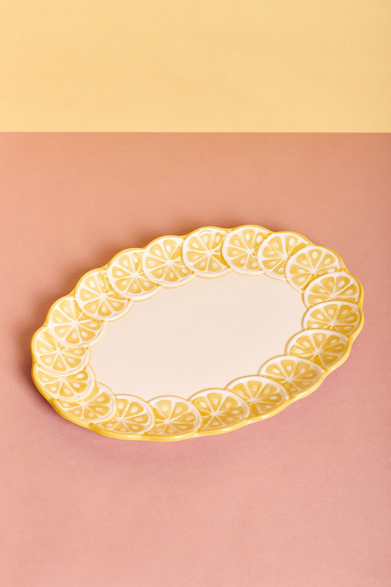 Ceramic Serving Lemons Dish