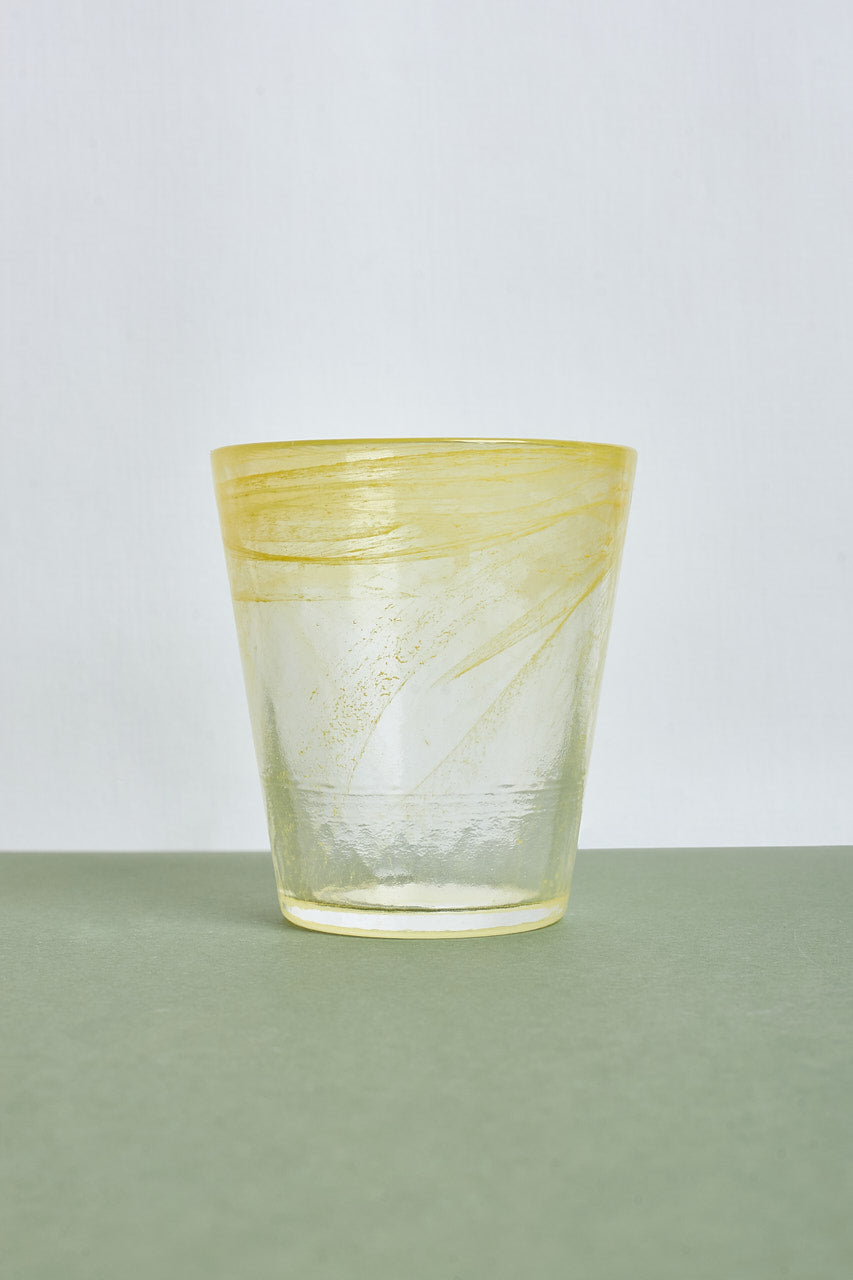 Yellow Glass Tumbler