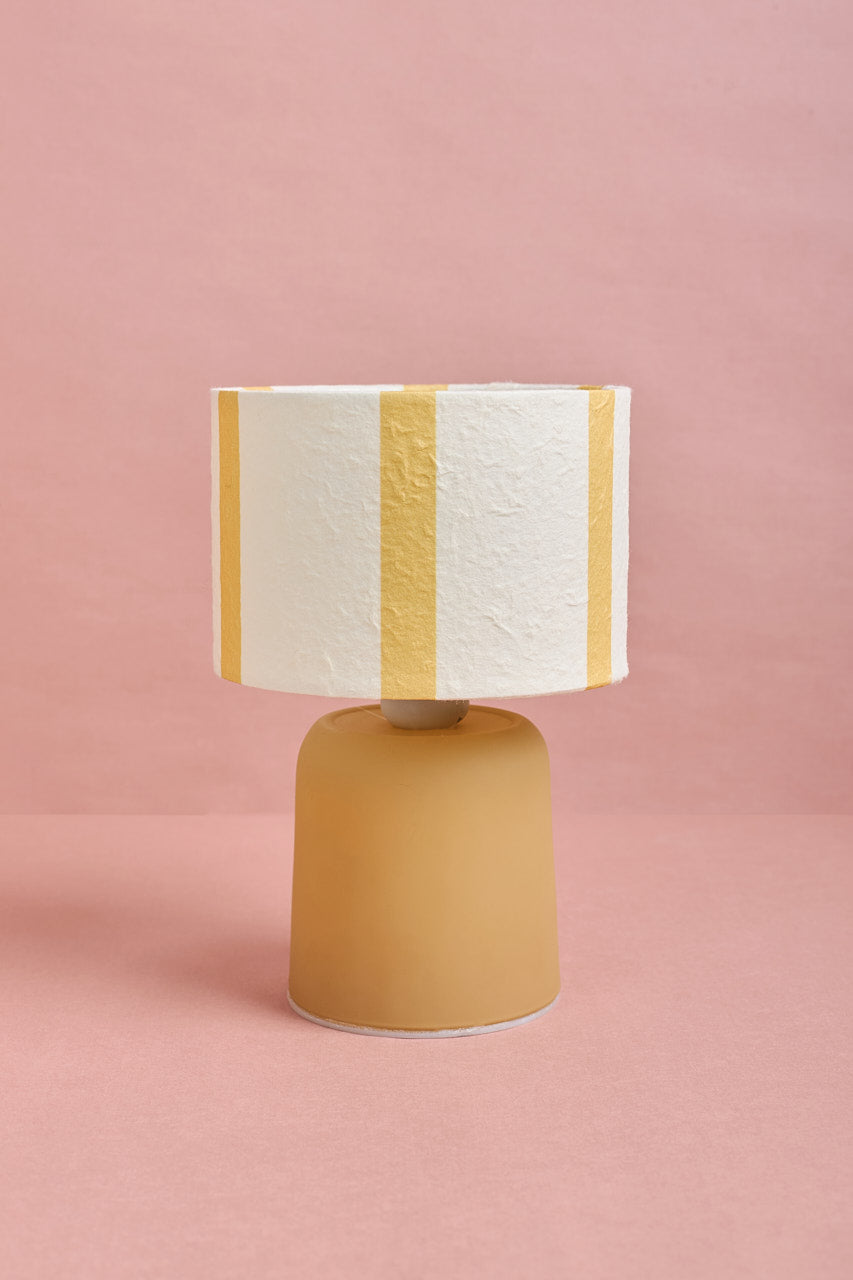 Yellow Striped Lamp