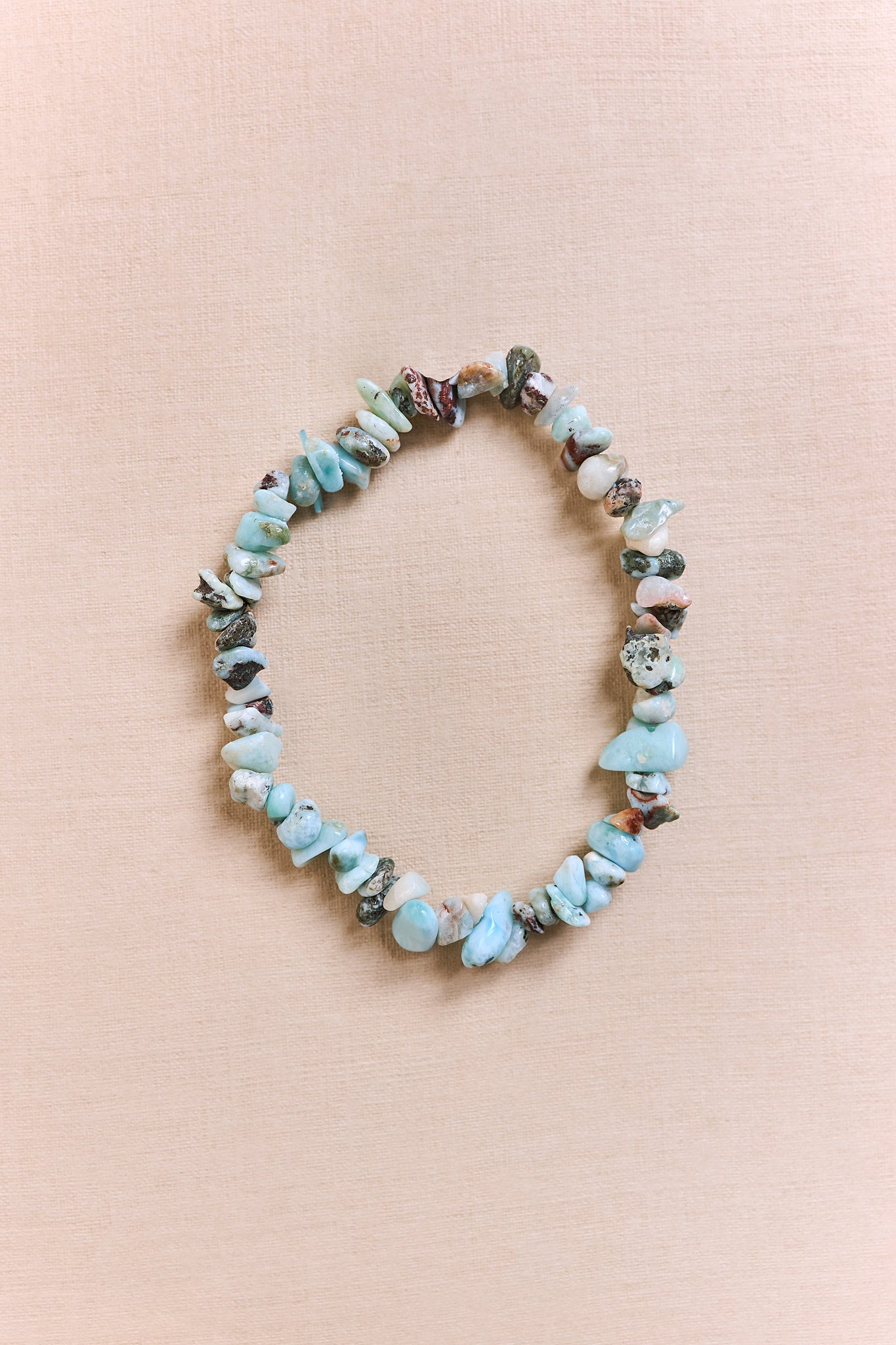 Larimar Chip Bracelet