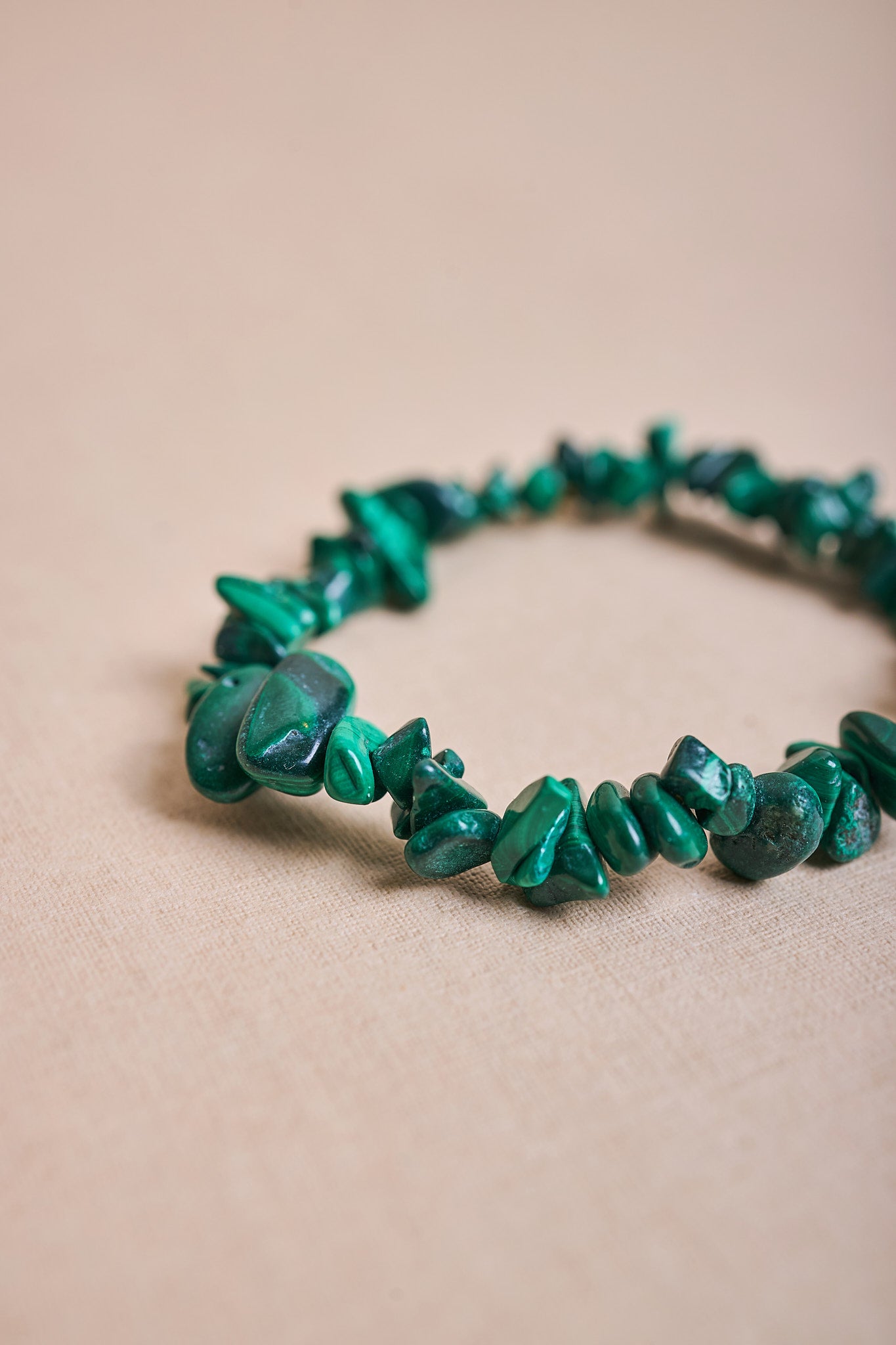 Malachite Chip Bracelet