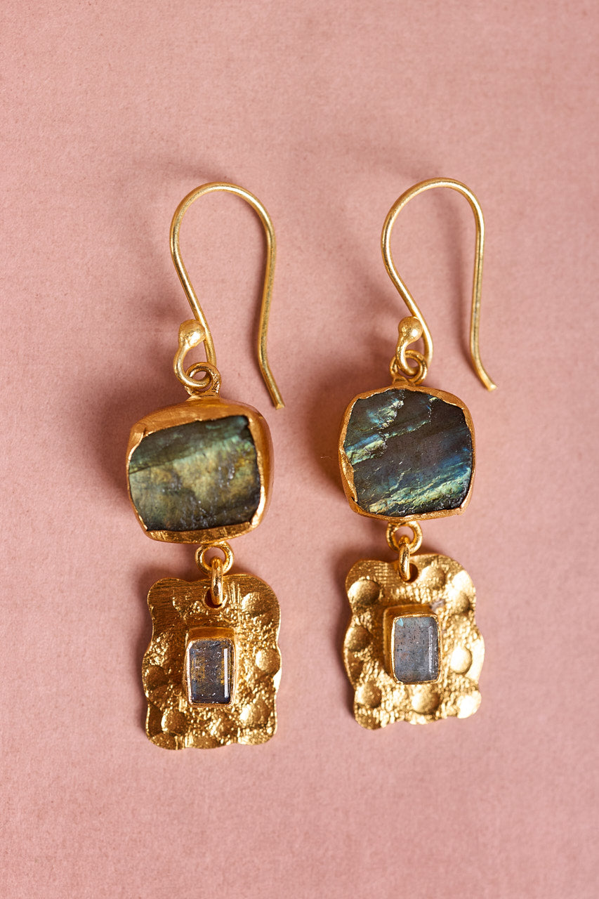 Goddess Labradorite Earrings