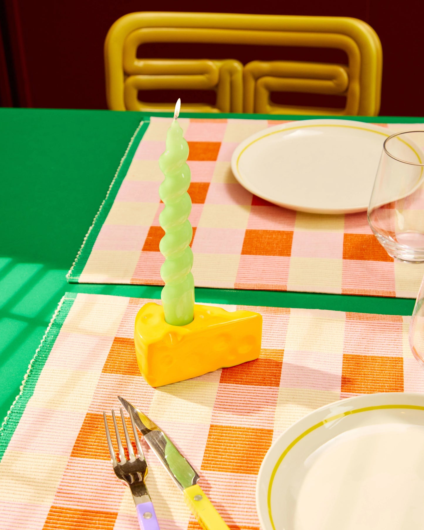 Cheese Candle Holder