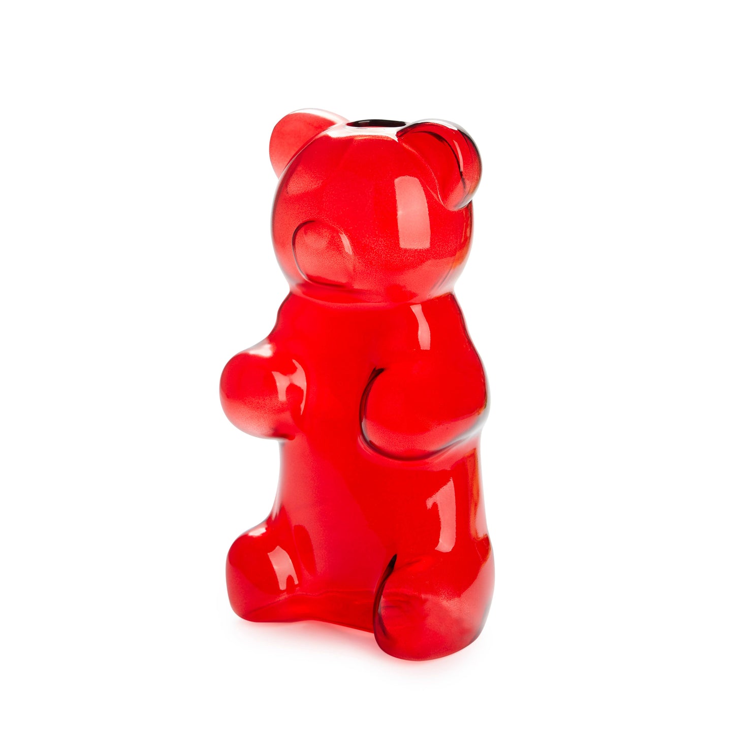 Red Gummy Bear Vase - Glass
