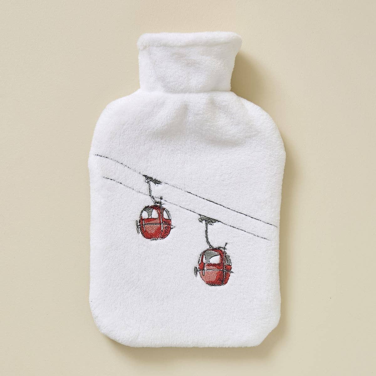 Ski Cabins Hot Water Bottle
