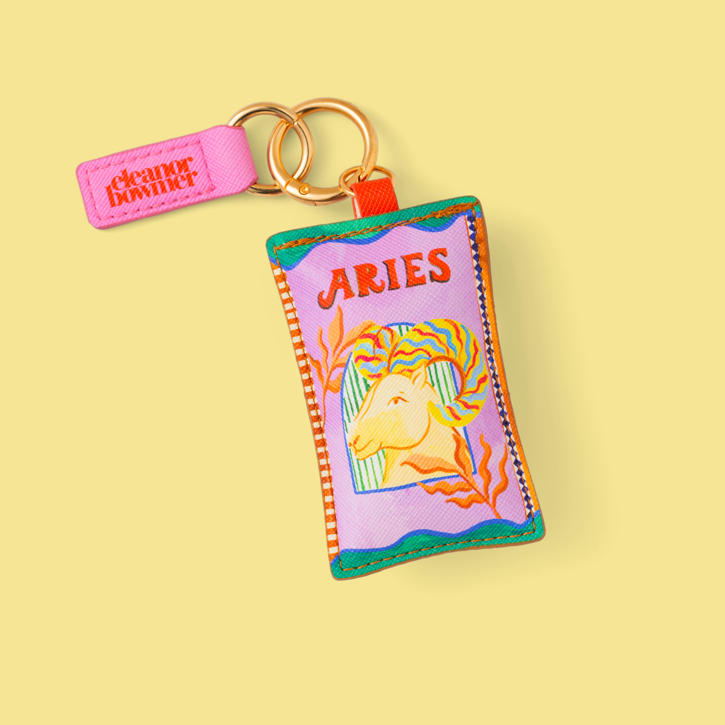 Aries Zodiac Keyring