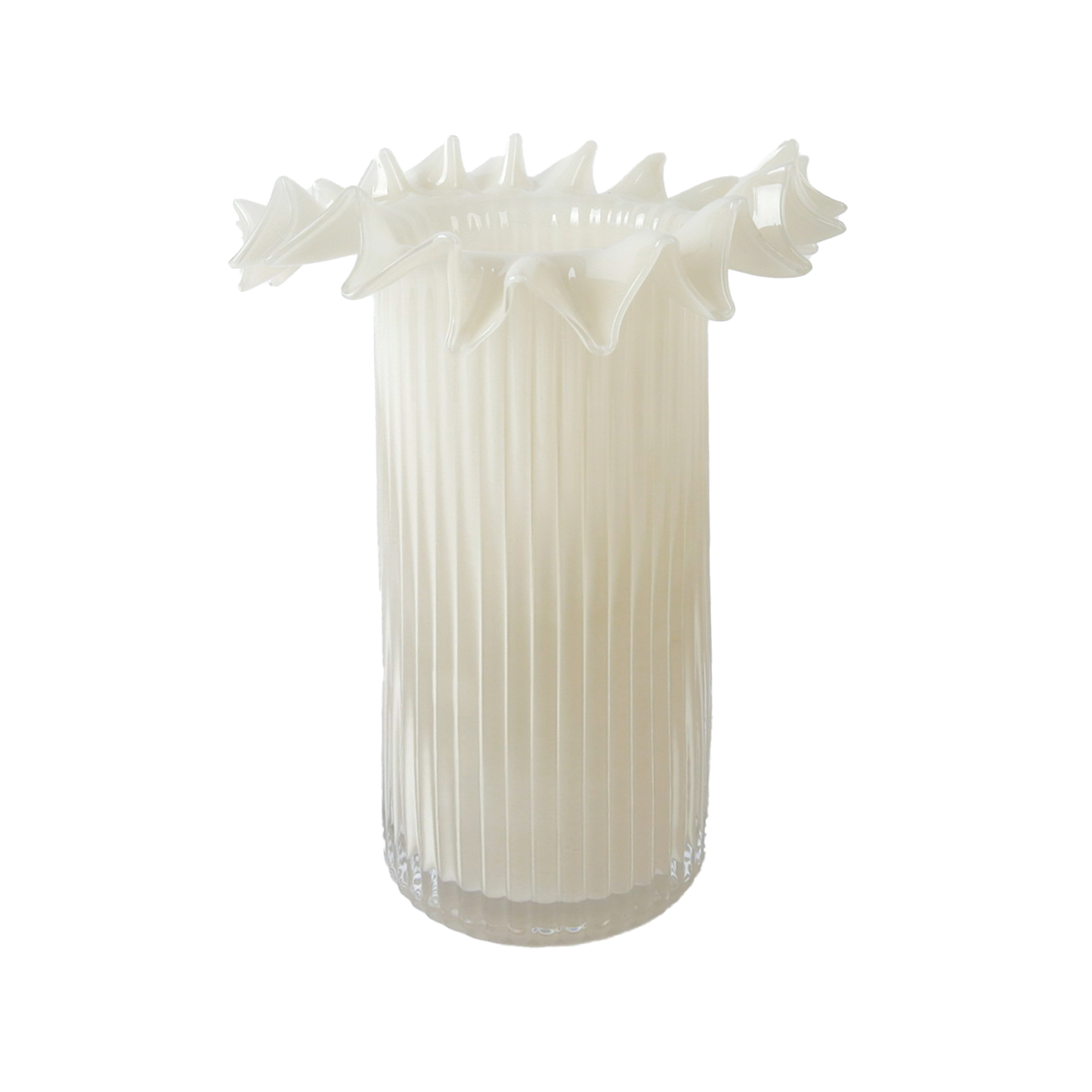 Froufrou Glass Vase - White