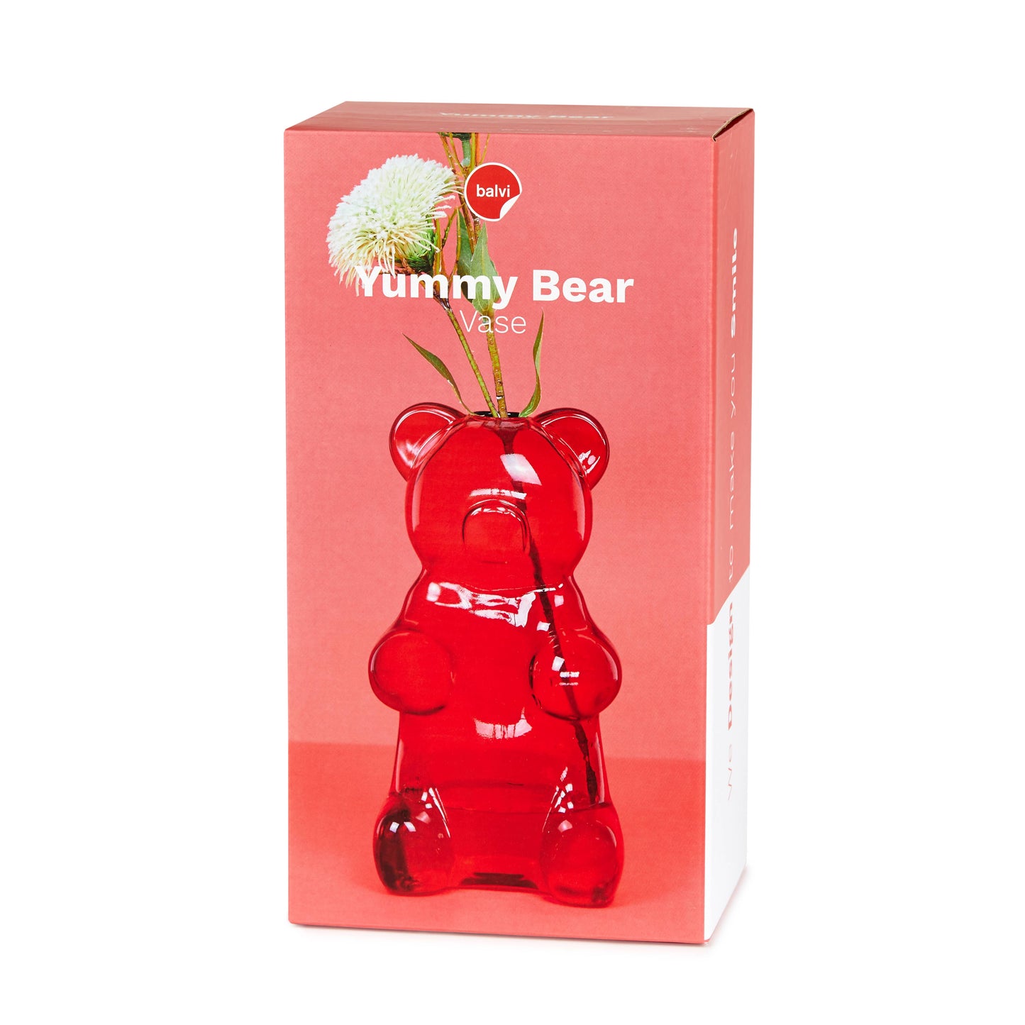 Red Gummy Bear Vase - Glass