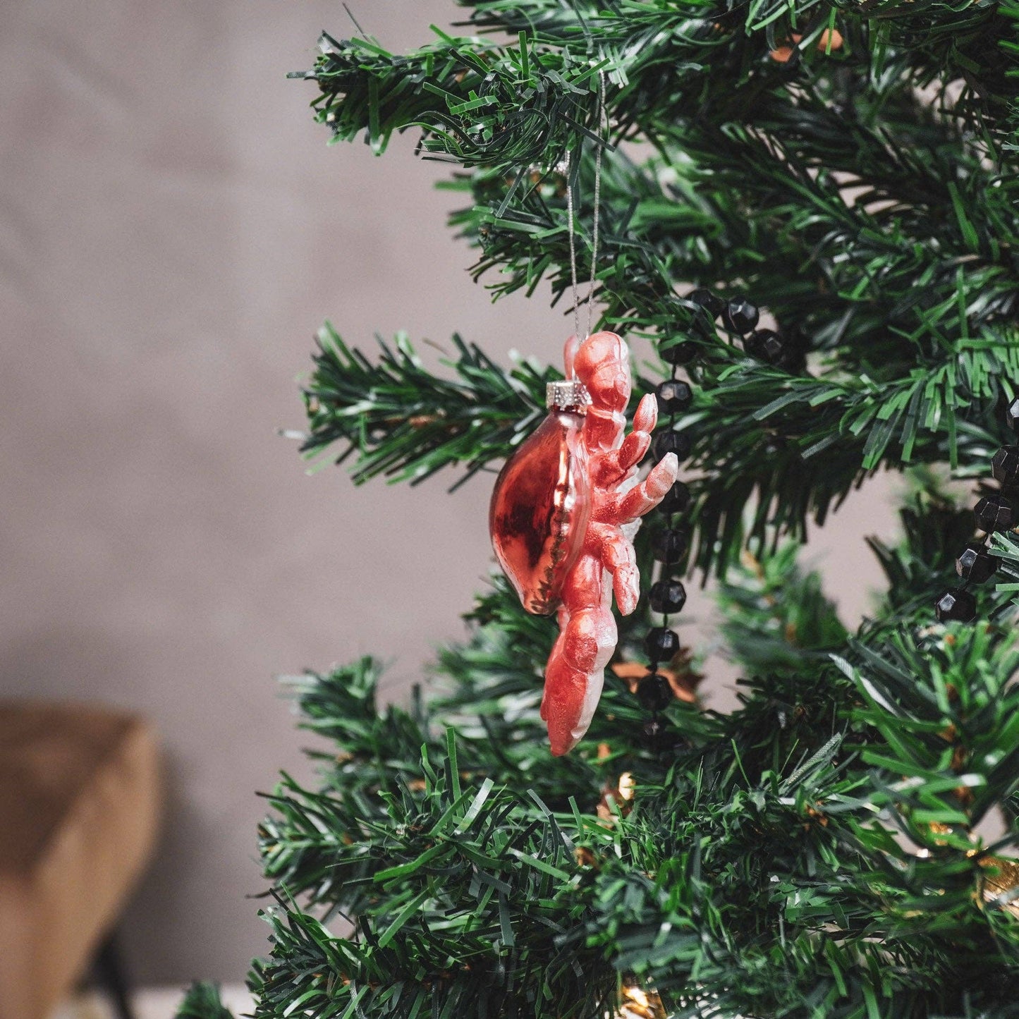 Glass Crab Ornament
