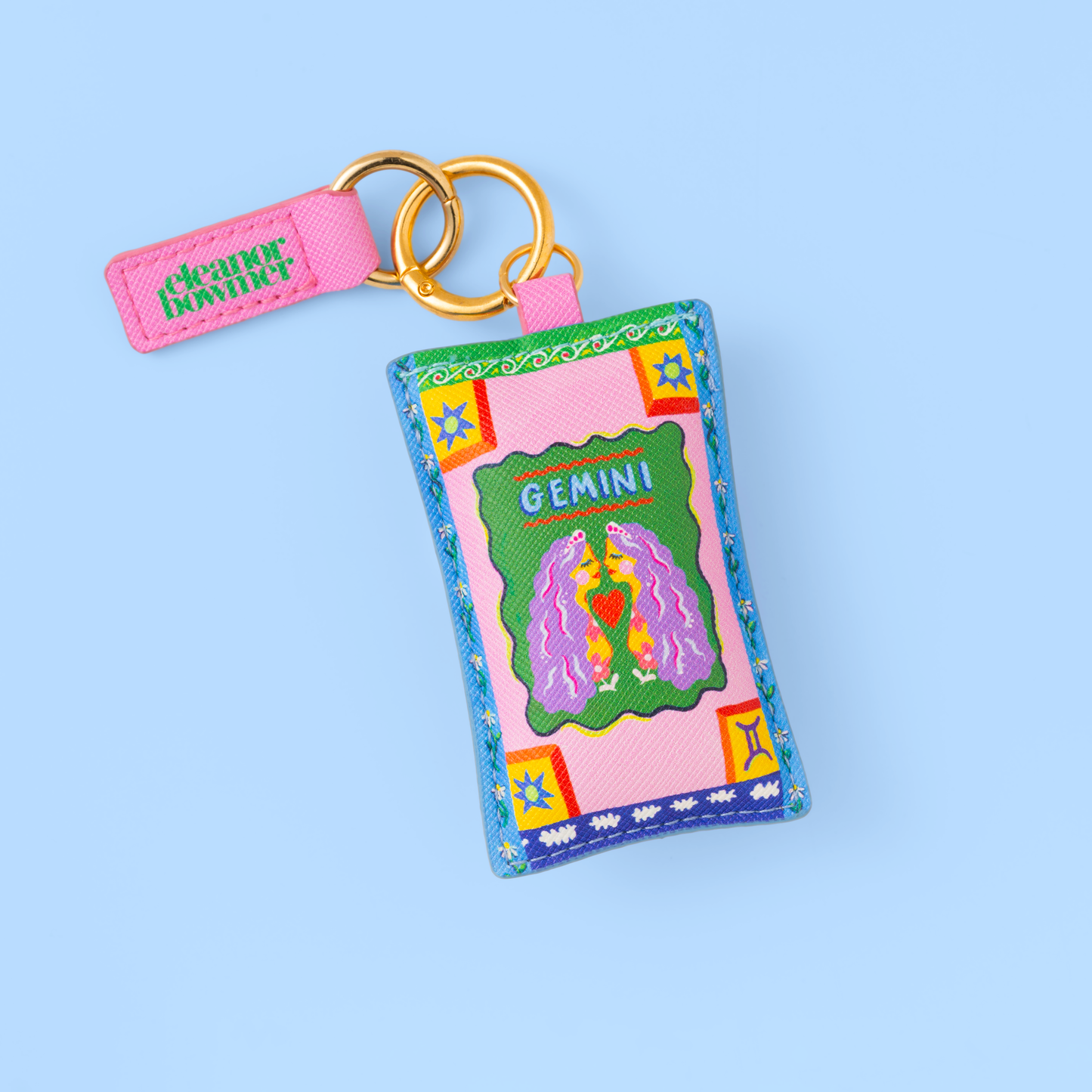 Gemini Zodiac Keyring