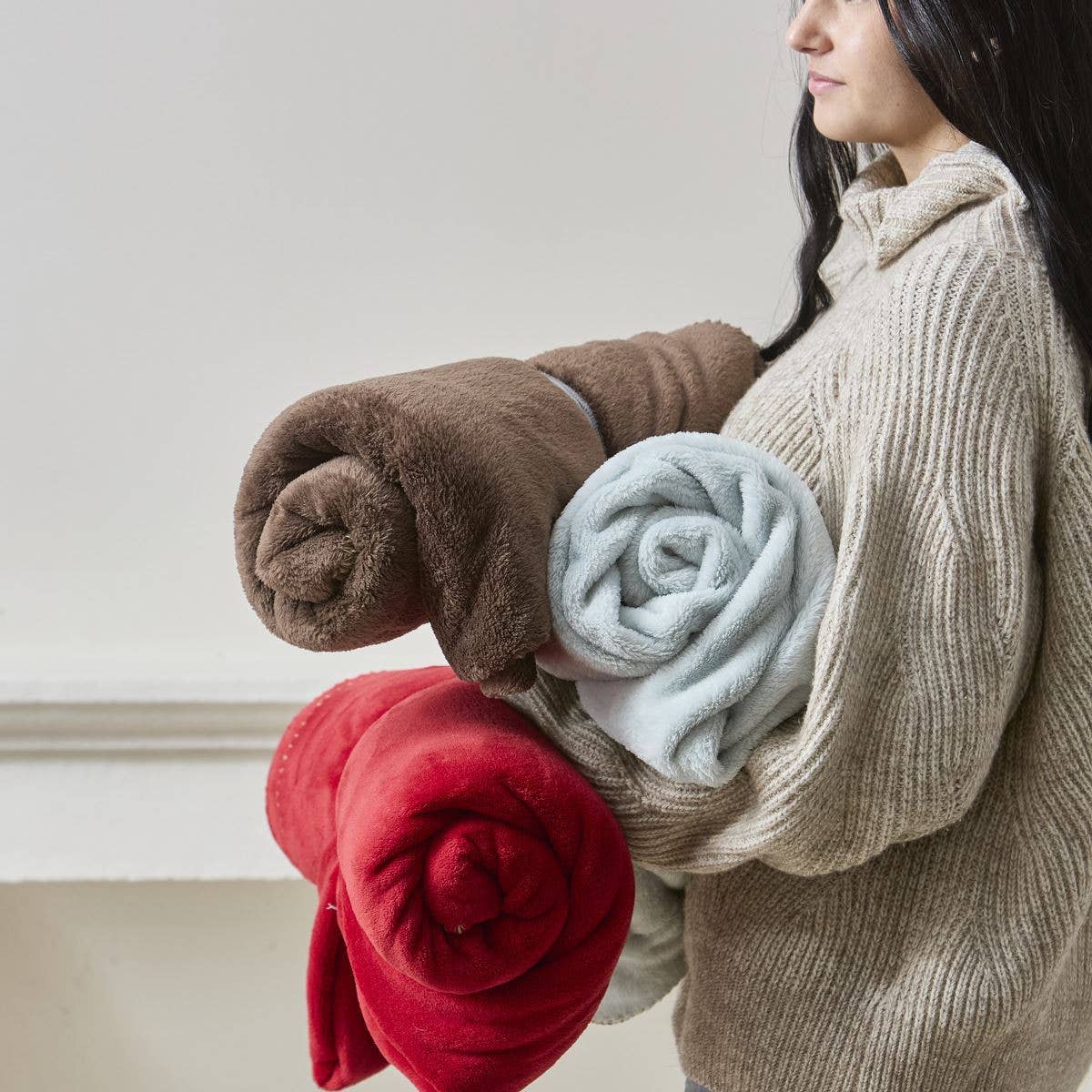 Polar blanket Bien au chaud Rouge gourmand