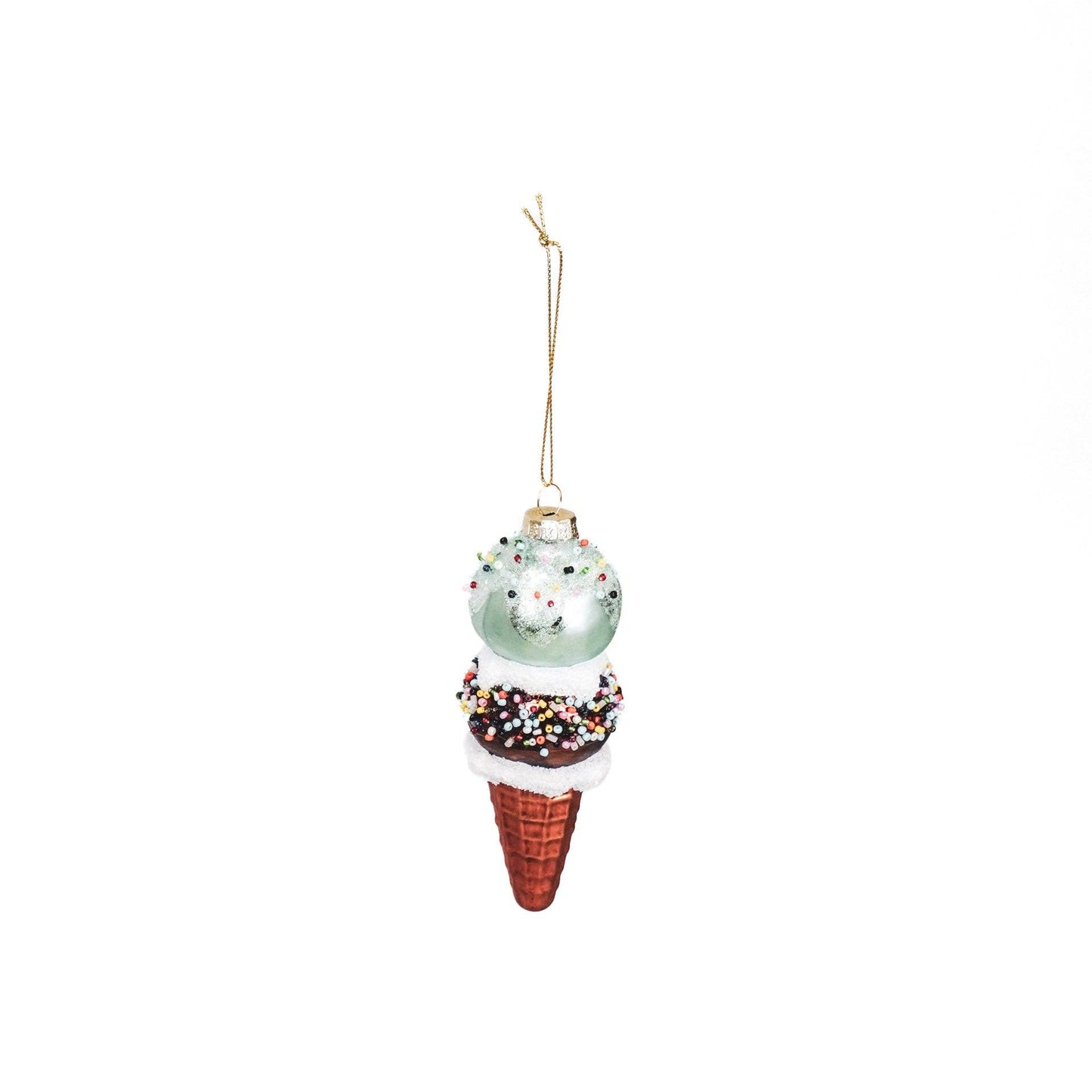 Glass Ice Cream Ornament