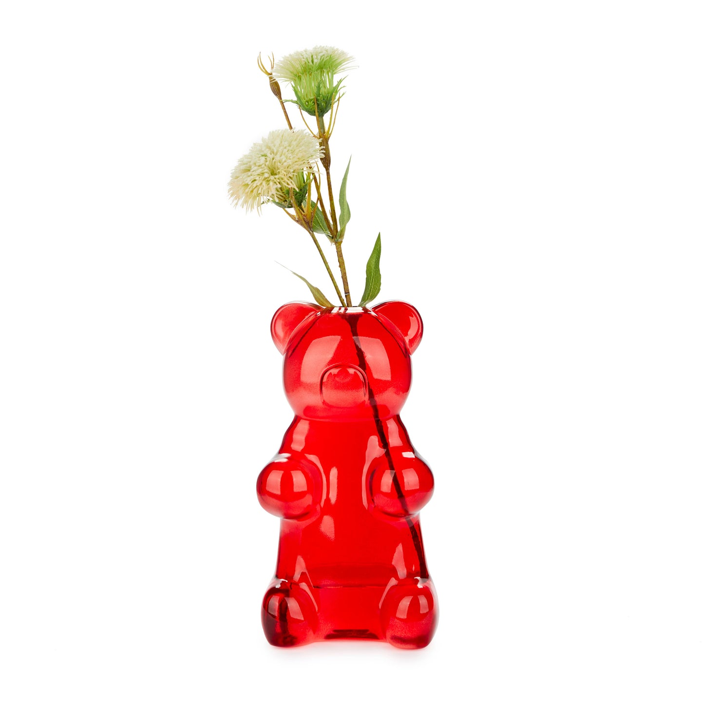 Red Gummy Bear Vase - Glass