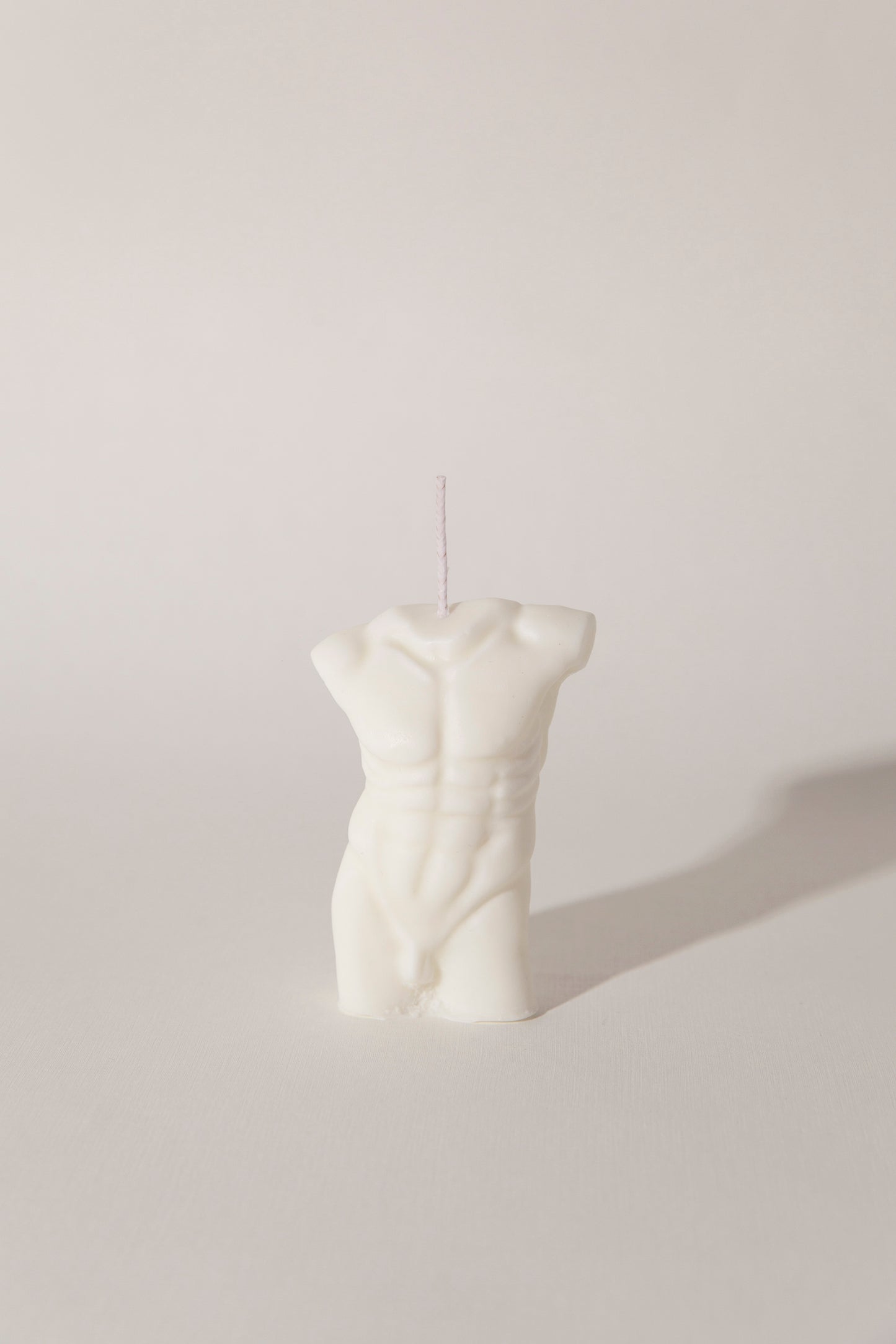 Sculpted Man Candle