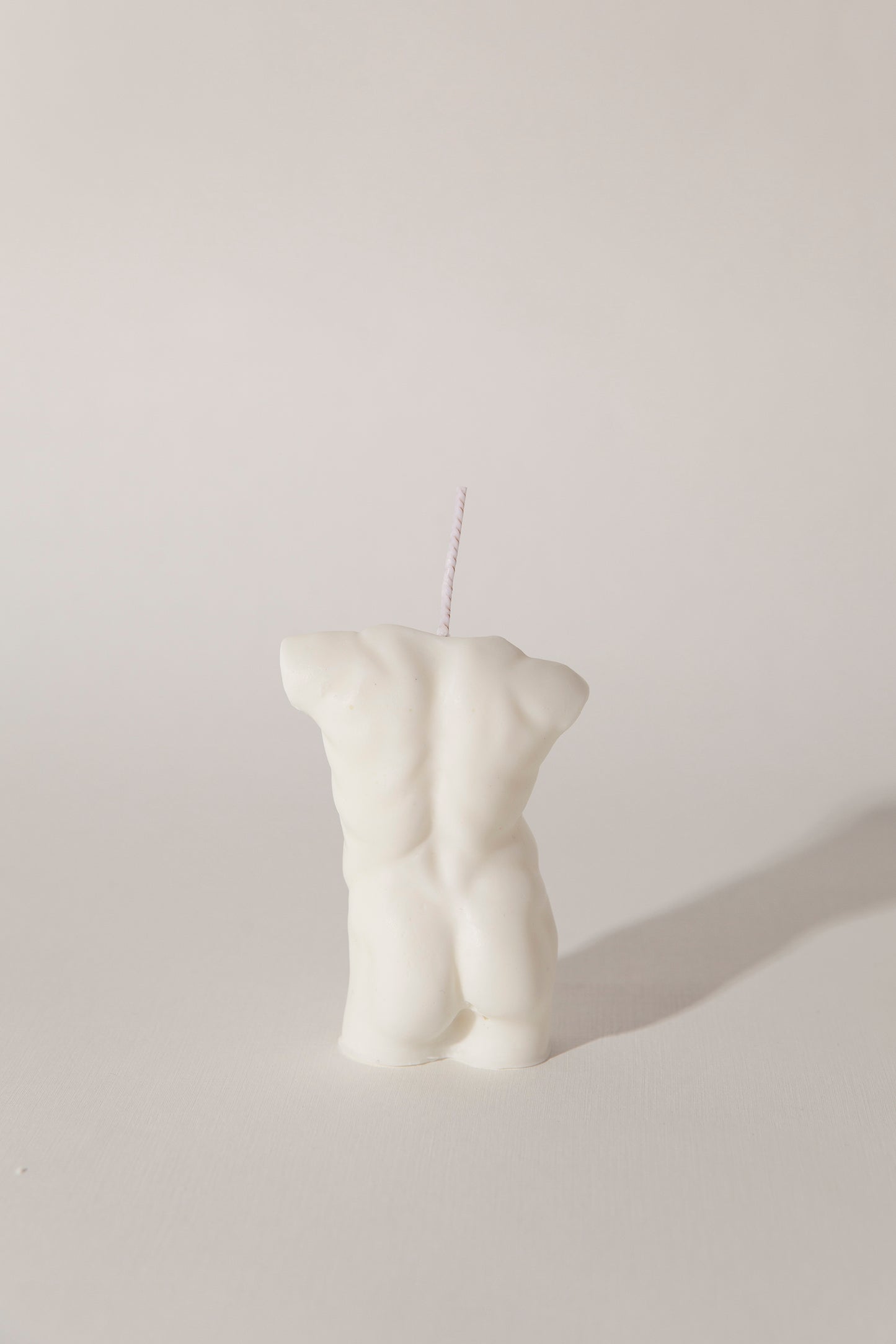 Sculpted Man Candle