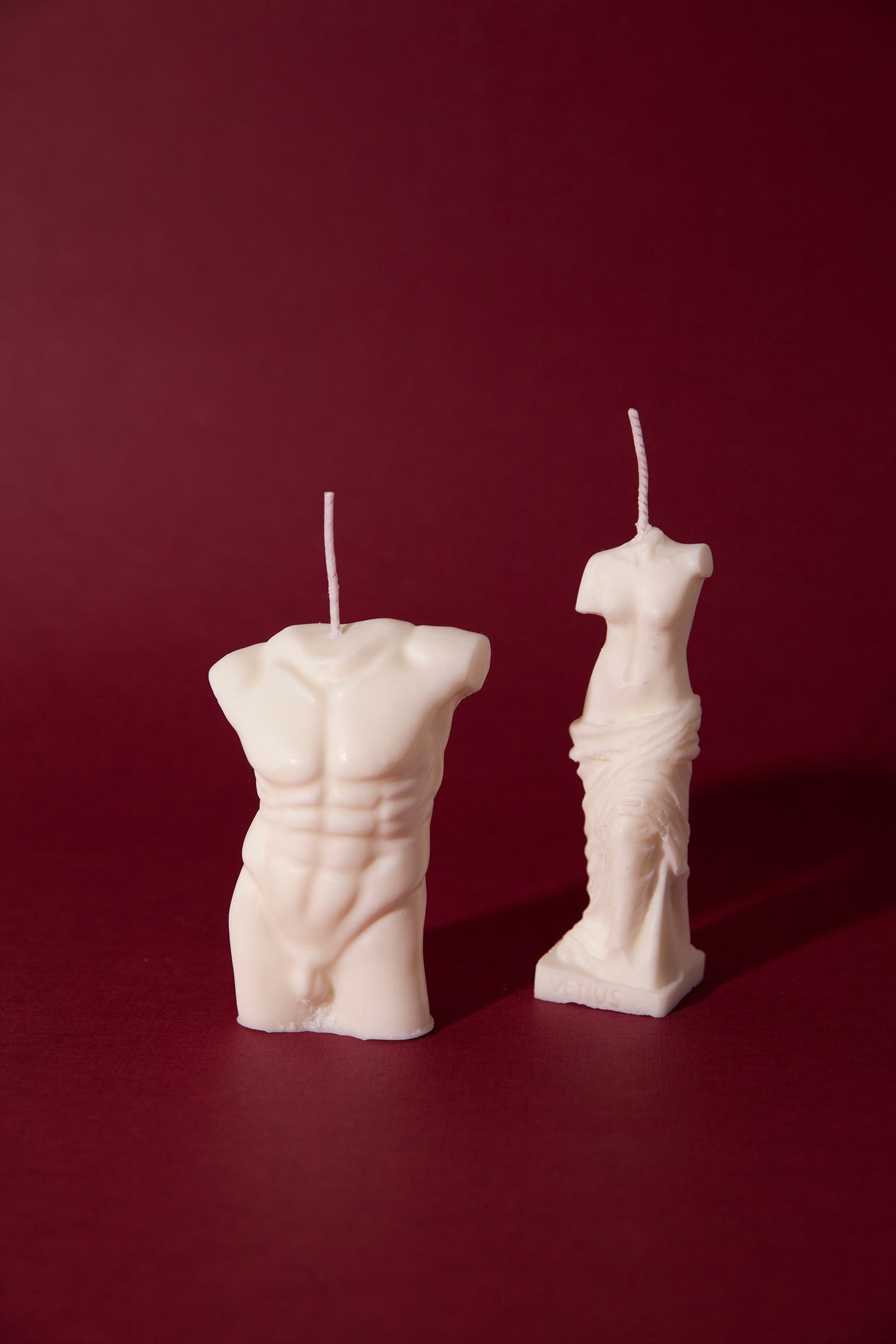 Sculpted Man Candle