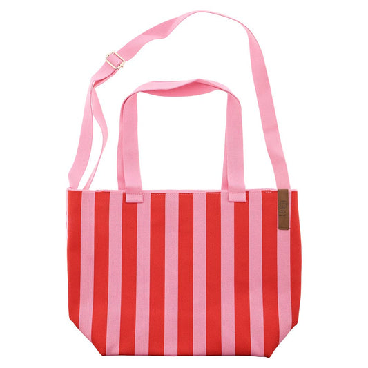 Striped Crossbody Bag