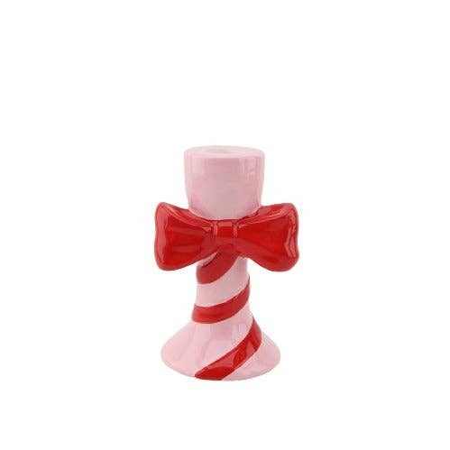 Ceramic Bow Candleholder