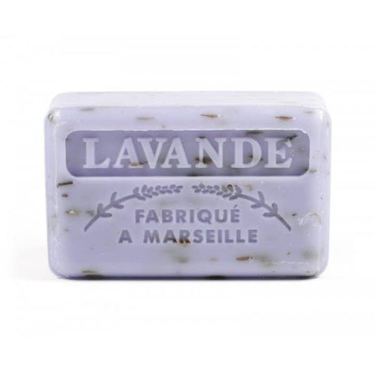 Marseille Lavender Scrub Soap 125g