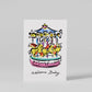 Welcome Baby Carousel Greeting Card