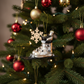 Glass Ski Boots Ornament