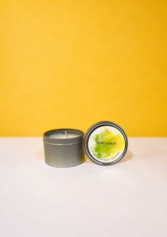 Bergamot Soy Wax Scented Candle