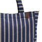 Striped Bag - Navy & White