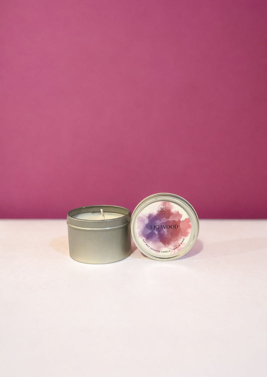 Fig Sandalwood Soy Wax Scented Candle