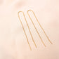 Golden Chain Dangling Earrings