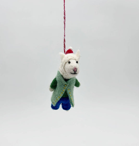 Sheep Felt Ornament