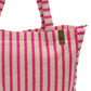 Striped Bag - Cream & Red