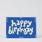 Happy Birthday Embossed Greetings Card