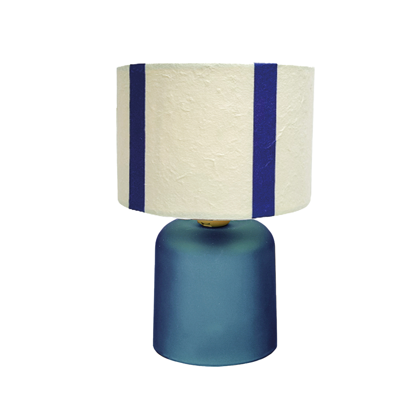 Blue Striped Lamp