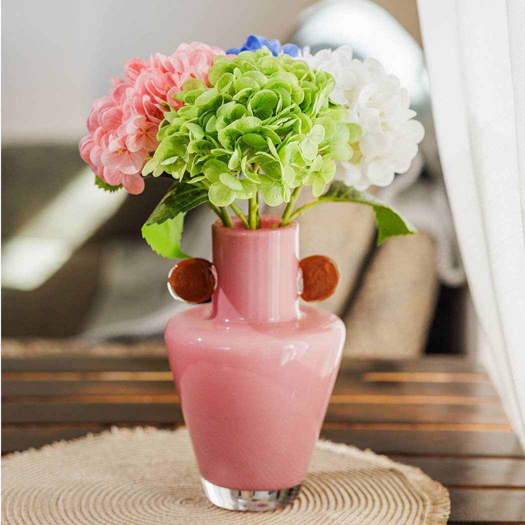 Rosa Pink Glass Vase 13,5 cm x 21cm