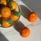Orange Shaped Fruit Candle