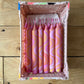 Rose Marble Taper Candle 