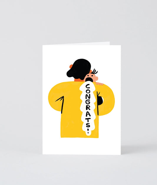 Congrats Barf Greeting Card