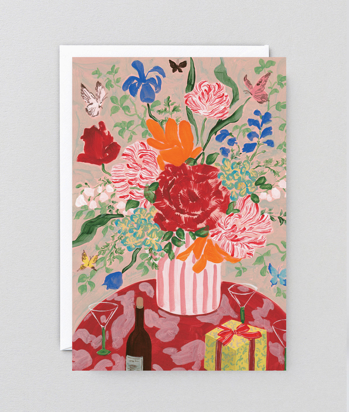 Rose Bouquet Greeting Card