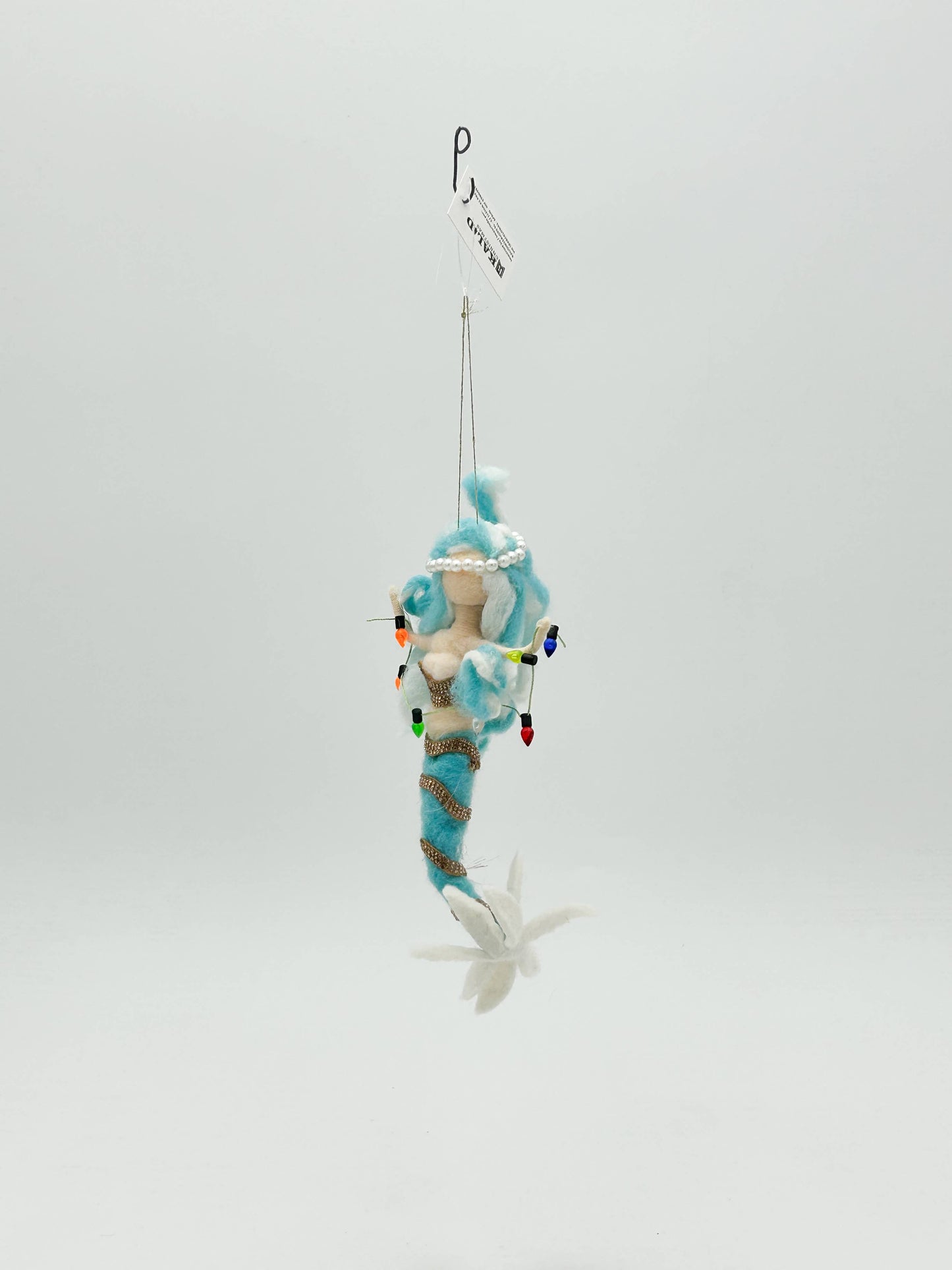 Christmas Mermaid Felt Ornament