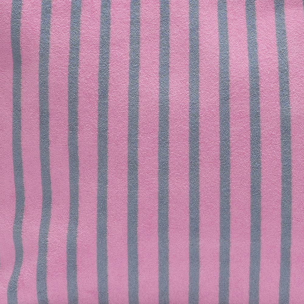 Striped Bag - Lilac & Grey